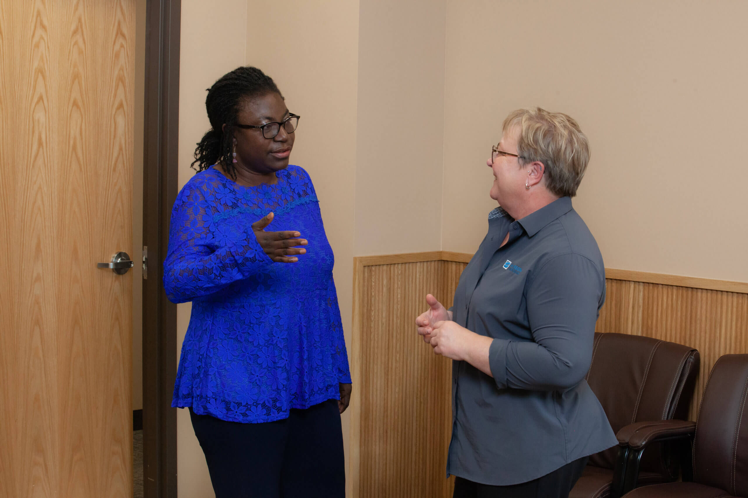 Abena Larbi-Odam and Sherry Valley