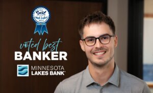 Austin Wiberg voted Best Banker of the West Lakes Area