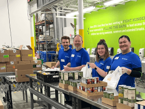 Team MNLB volunteering at Every Meal.